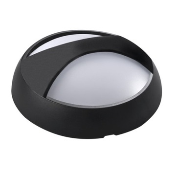 Oprawa elewacyjna Led 15W czarna okrągła 4000K