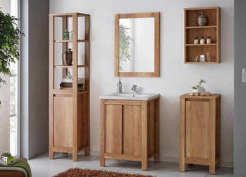 ZESTAW MEBLI ŁAZIENKOWYCH CLASSIC OAK DĄB 60 CM