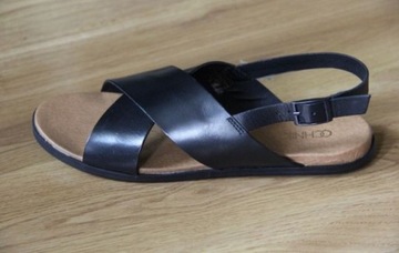 OCHNIK sandałki czarne 39 sandalki czolenka klapki