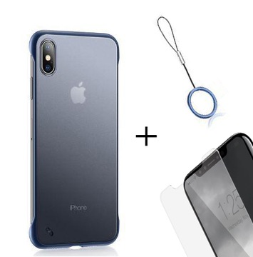 ETUI BEZRAMKOWE MATOWE APPLE iPhone 7PLUS +szkło