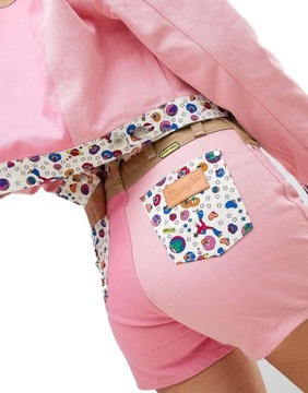 WRANGLER x PETER MAX SHORTY SPODENKI JEANSOWE W28