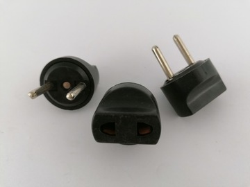 Przejściówka wtyk gniazdo adapter UK USA - PL EU