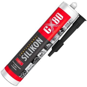 CX80 SILIKON WYSOKOTEMP. CZERWONY +380 st. 310ML
