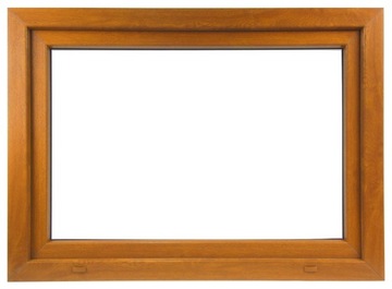 OKNO PCV 80 X 60 / 800 x 600 RU 1 x ZŁOTY DĄB