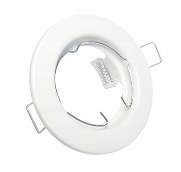 ГАЛОГЕННАЯ СВЕТОДИОДНАЯ СТАЦИОНАРНАЯ ЛАМПА, БЕЛАЯ + ЦЕНТР GU10