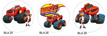 Торт BLAZE MEGAMASZYNY вафельный, насыщенные цвета