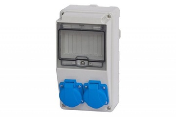 Rozdzielnica Skrzynka LAGO 2x250V 6 modułów IP44