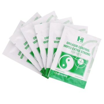 ORGASM CONTROL WIPES DŁUŻSZY SEX OPÓŹNIA WYTRYSK