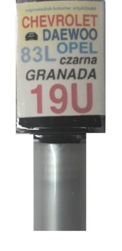 CHEVROLET OPEL DAEWOO 19U 83L GRANADA BLACK LAKIER ZAPRAWKA DO RYS 10ML ARA