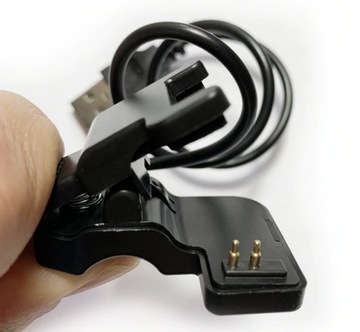 KABEL USB ŁADUJĄCY ŁADOWARKA ZEGARKA SMARTWATCH 2PIN 2 PIN 3mm UNIWERSALNA