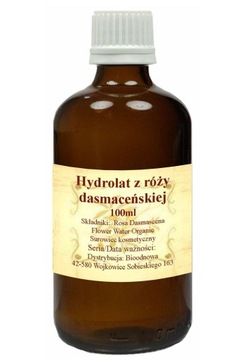 HYDROLAT z KWIATÓW RÓŻY DAMASCEŃSKIEJ 100ml