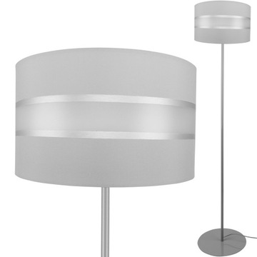 NOWOCZESNA LAMPA STOJĄCA PODŁOGOWA ABAŻUR 35CM LED