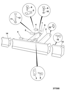 ШТИФТ РЫЧАГА MINI JCB 801 811/50185