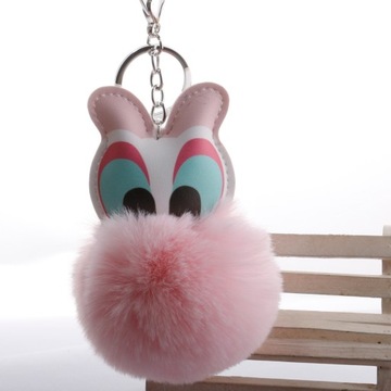 БРЕЛОК УТКА С ПОМПОНОМ МЕХОВЫЙ БРЕЛОК НОВИНКА!
