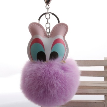 БРЕЛОК УТКА С ПОМПОНОМ МЕХОВЫЙ БРЕЛОК НОВИНКА!
