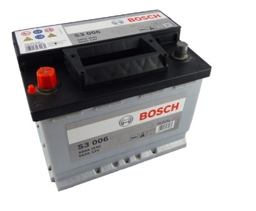 AKUMULATOR BOSCH S3 006 56AH 480A 12V LEWY +