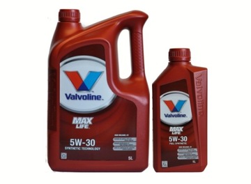 VALVOLINE Maxlife C3 5W30 6L - ŚLĄSK + GRATIS