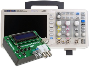 Generator DDS + Oscyloskop SDS1052DL+ w zes TANIEJ