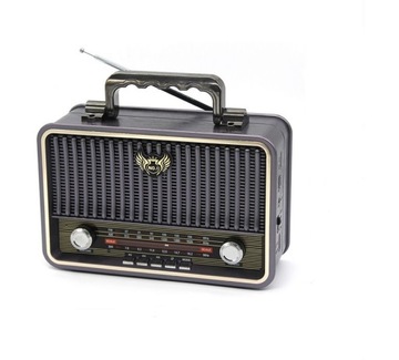 RADIO z AKUMULATOREM USB, MP3, SD RETRO BLUETOOTH