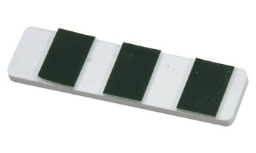 ODBLASK ODBLASKI PRZYKLEJANY WĄSKI BIAŁY 6,9x2