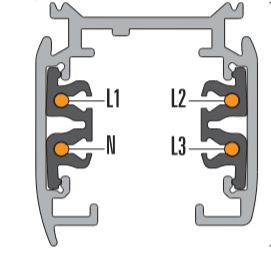 Madara Mini Ii Gu10 3f Черный 3-фазный отражатель