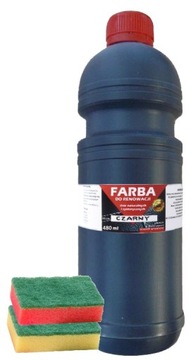 FARBA LAKIER DO SKÓRY KIEROWNIC TAPICERKI 480ml