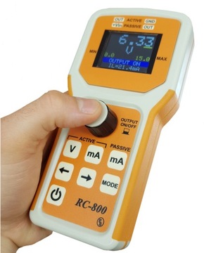 Zadajnik,kalibrator sygnałów analogowych RC-800