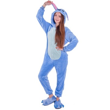 STITCH STICZ STICH PIŻAMA Kigurumi Onesie Męskie Przebranie XXL 183-195 cm