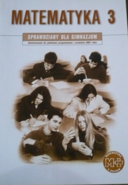 MATEMATYKA Z PLUSEM 3 SPRAWDZIANY GWO testy