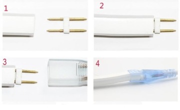 NEON FLEX LED 230V БЕЛЫЙ РОЗОВЫЙ МОЩНЫЙ СВЕТОДИОД