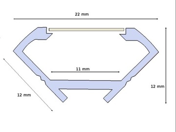 СЕРЫЙ УГЛОВОЙ СВЕТОДИОДНЫЙ ПРОФИЛЬ С ЛАМПОЙ ДЛЯ МОНО RGB СВЕТОДИОДНОЙ ЛЕНТЫ 1 МЕТР