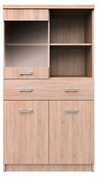 Witryna TOP MIX, 2d1w1s/80,sonoma, GRATISY, szybko