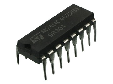 74HC4022 DIP16 STM M74HC4022B1R cena za 2szt