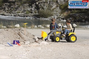 ЭКСКАВАТОР PEG PEREGO MAXI БОЛЬШОЙ ПЕДАЛЬНЫЙ ЭКСКАВАТОР