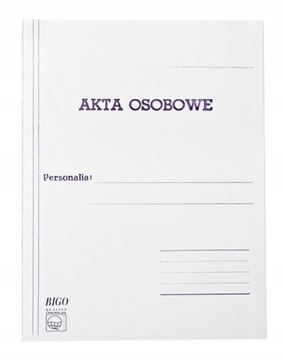 Teczka PAP BIGO Format 320 x 235 mm 10 SZTUK