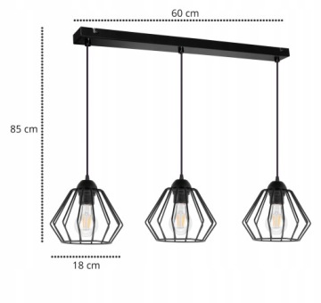ПОТОЛОЧНЫЙ ПОДВЕСНОЙ СВЕТИЛЬНИК DIAMOND LOFT EDISON