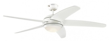 WENTYLATOR SUFITOWY BENDAN BIAŁY LAMPA LED + PILOT