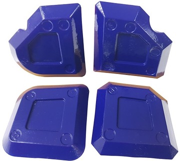 Набор из 4 силиконовых кубиков-разглаживателей.