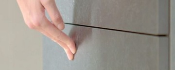 Прикроватная тумбочка в стиле Glamour, черно-серебристый металл X