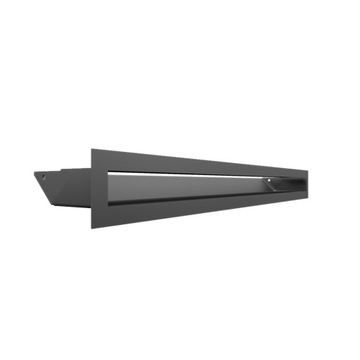 Kratka Kominkowa KRATKI Luft 6x60 Prosta Ozdobna Wentylacyjna Grafitowa