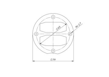 Уплотнения компрессора на один поршень 51мм