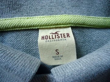 HOLLISTER by ABERCROMBIE szara koszulka polo S