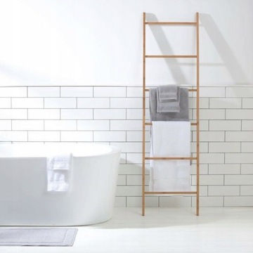 ПОЛКА ЛЕСТНИЦА КНИЖНЫЙ ШКАФ БАМБУК ВЫСОКИЙ 186см