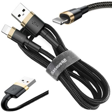 BASEUS 2M DŁUGI KABEL DO IPHONE 6 7 8 XS 11 PRO