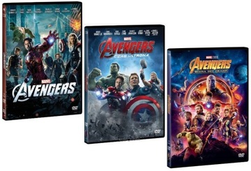 AVENGERS TRYLOGIA [3 DVD]