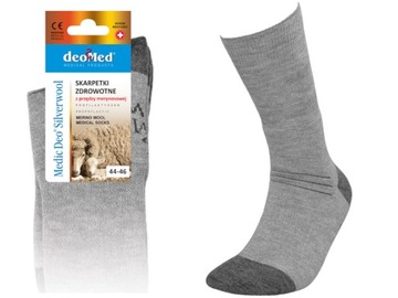 Skarpety z wełną merynosa Deomed SilverWool s41-43