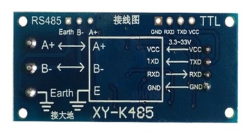 Интерфейсный модуль RS485 — преобразователь TTL XY-485