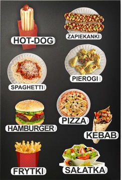 НАКЛЕЙКА МЕНЮ для досок и меловых досок