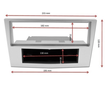 Комплект усилителя Opel Astra 3 CORSA серебристая рамка