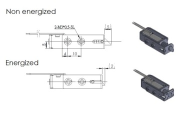Электромагнитный замок Замок 3 мм 24 В постоянного тока
